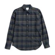 Norse Projects Osvald Flanellrutig Skjorta Gray, Herr