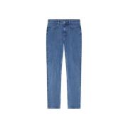 Givenchy Slim Fit Marble Denim Jeans Blue, Herr