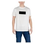 Armani Exchange Kortärmad T-shirt Vår/Sommarkollektion White, Herr