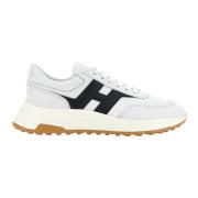 Hogan Vita Lädersneakers med H-Detalj White, Herr