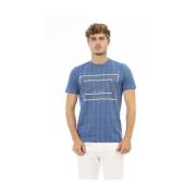 Baldinini Bl Bomull Herr Trend T-shirt Blue, Herr