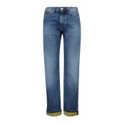 Versace Barocco Straight Jeans Vår-Sommar 2025 Blue, Herr