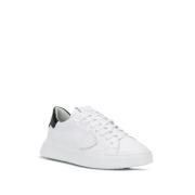 Philippe Model Låg Tempel Sneakers Svart/Vit White, Herr