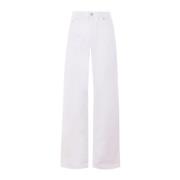 Haikure Vita Jeans för Kvinnor Elegant Stil White, Dam