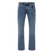 Boggi Milano Stretch Denim Jeans Blue, Herr