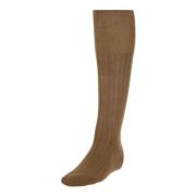 Boggi Milano Bomull Lisle Strumpor Beige, Herr