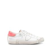 Philippe Model Låg Topp Sneakers Bianco/lo White, Dam