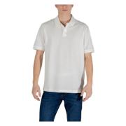 Armani Exchange Kortärmad Polo Vår/Sommar Kollektion White, Herr