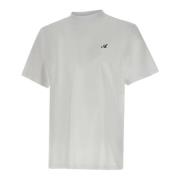 Axel Arigato Vit T-shirt med Logotyp White, Herr