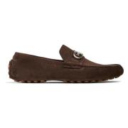 Salvatore Ferragamo Elegant Grazioso Loafers för Män Brown, Herr