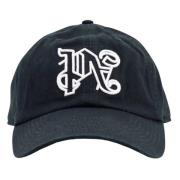 Palm Angels Monogram Cap för stiligt huvudplagg Black, Herr