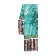 Pierre-Louis Mascia Elegant Sidenscarf Multicolor, Dam