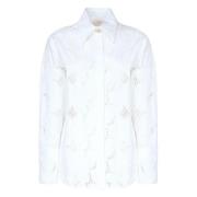 Genny Vit Skjorta Blus White, Dam