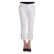 Ermanno Scervino Vita Cropped Jeans för Raffinerad Stil White, Dam