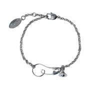 Vivienne Westwood Orb Hänge Armband Gray, Dam