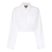 Jacquemus Vit Skjorta LA Chemise Mirada White, Dam