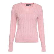 Polo Ralph Lauren Bomullskabelstickad tröja Pink, Dam