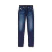 Diesel Jeans i regular fit i stretchig bomull Blue, Herr