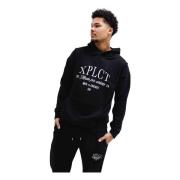 Xplct Studios Svart Carbon Hoodie Herr Black, Herr