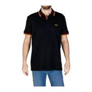 Hugo Boss Bomull Polo Skjorta Höst/Vinter Kollektion Black, Herr