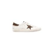 Golden Goose Super-Star Vit/Brun Sneakers White, Herr