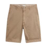 Woolrich Bomull Bermuda Shorts med Fickor Brown, Herr