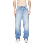 Dsquared2 Sliten Löst Passform Bomullsjeans Blue, Herr