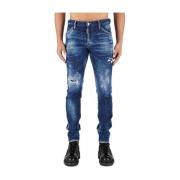 Dsquared2 Cool Guy Slim-Fit Distressed Jeans Blue, Herr