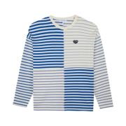 Maison Labiche Hjärta Patch Ekologisk Bomull T-shirt Multicolor, Herr