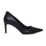 Michael Kors Svart Lammskin Spetsig Häl Pump Black, Dam