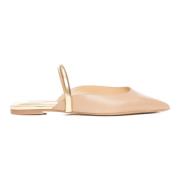 Michael Kors Flat Sandals Beige, Dam