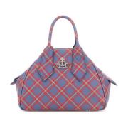 Vivienne Westwood Yasmine Tryckt Läder Handväska Multicolor, Dam