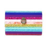 Kurt Geiger Festlig Eagle Clutch med Glitter och Marmor Multicolor, Da...