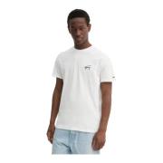 Tommy Jeans Kortärmad bomull logga tee White, Herr