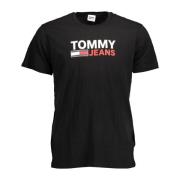 Tommy Hilfiger Svart Bomull Herr T-shirt Black, Herr