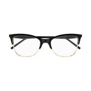 Saint Laurent Retro Cat-Eye Solglasögon Black, Unisex