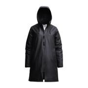 Stutterheim A-Linje Varm Vinter Regnrock Black, Dam