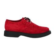 Saint Laurent Mocka Derbies Snörskor Herr Red, Herr