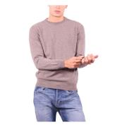 Kangra Brun Cashmere Crewneck Sweater Brown, Herr