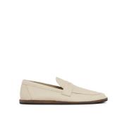 The Row Läder Loafers Slip-On Design Kvinnor Beige, Dam