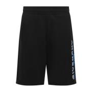 Givenchy Logo Track Shorts för Män Black, Herr