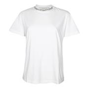 Golden Goose Vintage Bomull T-shirt med Stenar White, Dam