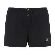 Stone Island Svarta Casual Shorts för Män Black, Herr