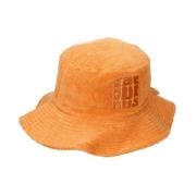 Jacquemus Logobucket Hat Ljus Orange Bomull Orange, Dam