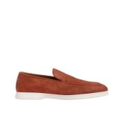 Doucal's Herr loafer i mocka | ljusbrun Brown, Herr