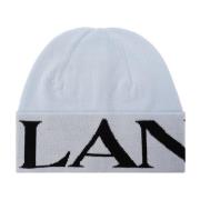 Lanvin Ull Beanie Mössa Kvinnor Italien Blue, Unisex