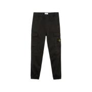 Stone Island Cargo Tapered Byxor Black, Herr