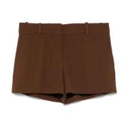 Ermanno Scervino Casual Denim Shorts för Kvinnor Brown, Dam