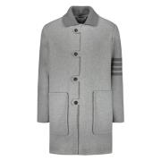 Thom Browne Randig ullrock Gray, Herr