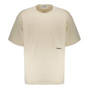 Ambush Maxi T-shirt med Ribbad Halsringning Beige, Herr